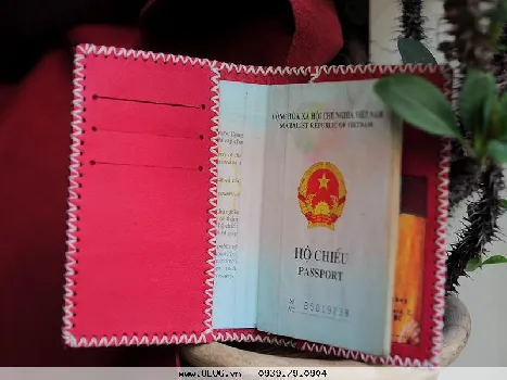 Ví đựng passport - ví giấy tờ da thật