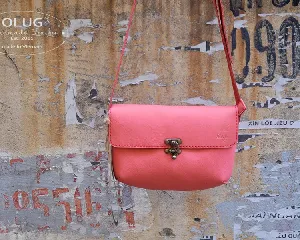 Túi da nữ thời trang, sắc hồng xinh xắn