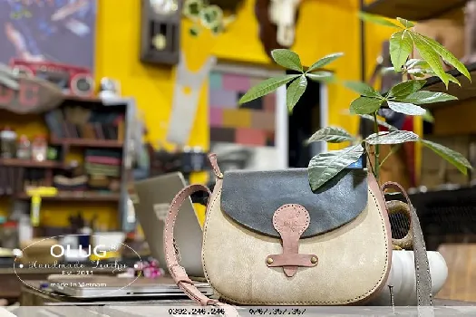Túi da nữ handmade vintage