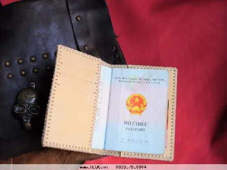 Ví đựng giấy tờ passport - ví giấy tờ da thật
