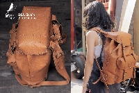 Balo da thật handmade