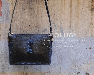 Túi da nữ đeo chéo OLug luxury