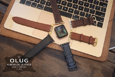 Dây da cho Apple Watch handmade